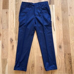 Zanella Wool Pants Todd Style Blue Dress Pants - Size 32